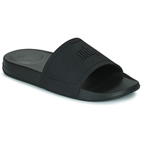 Sapatos Mulher Chinelos FitFlop Iqushion Pool Slide Tonal Rubber Preto