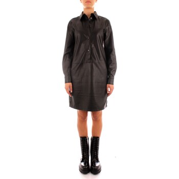 Textil Mulher Shorts / Bermudas Capped Sleeve Short Dress K20K203411 Preto