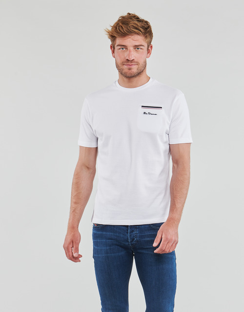 Ben Sherman PIQUE POCKETT Branco