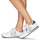 Sapatos Mulher Sapatilhas Armani Exchange LUNA Branco / Prata