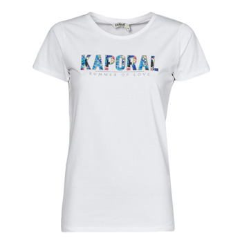 Textil Mulher T-Shirt mangas curtas Kaporal KECIL Branco