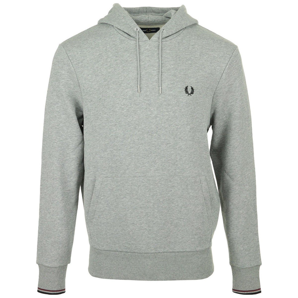 Textil Homem Sweats Fred Perry Tipped Hooded Sweatshirt Cinza