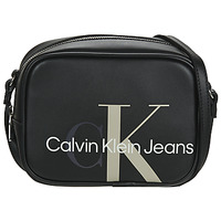 Malas Mulher Bolsa tiracolo Calvin Klein Jeans SCULPTED MONO CAMERA BAG Preto