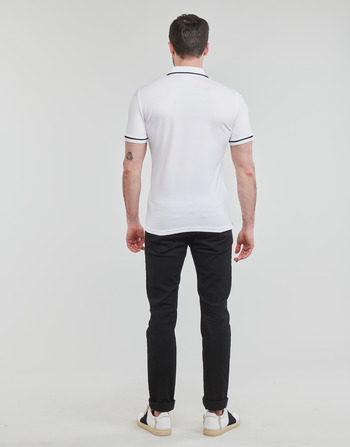 Calvin Klein Jeans TIPPING SLIM POLO Branco / Preto