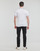 Textil Homem Polos mangas curta Calvin Klein Jeans TIPPING SLIM POLO Branco / Preto