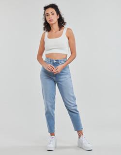 Textil Mulher Calças Jeans Tommy Jeans MOM JEAN UHR TPRD CE610 Azul / Claro