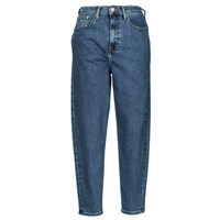 Textil Mulher Calças de ganga tapered Tommy Jeans MOM JEAN UHR TPRD BF6151 Azul