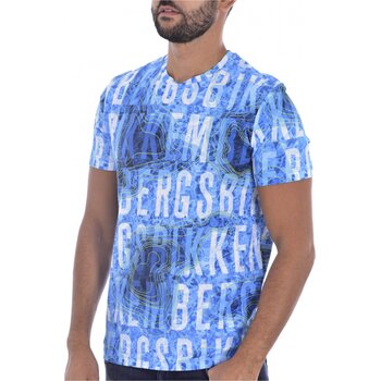Textil Homem T-Shirt mangas curtas Bikkembergs C 4 101 00 E 2250 Azul