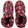 Sapatos Chinelos Nuvola. Boot Home Printed 21 Camuffare Vermelho