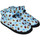 Sapatos Chinelos Nuvola. Boot Home Printed 21 Mostro Azul