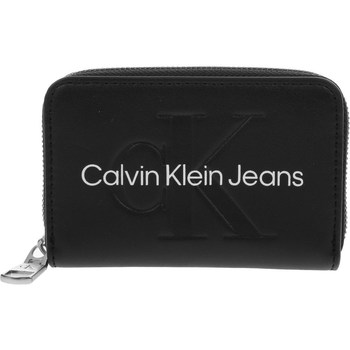 Malas Mulher Carteira Calvin Klein Jeans Accordion Zip Around Preto