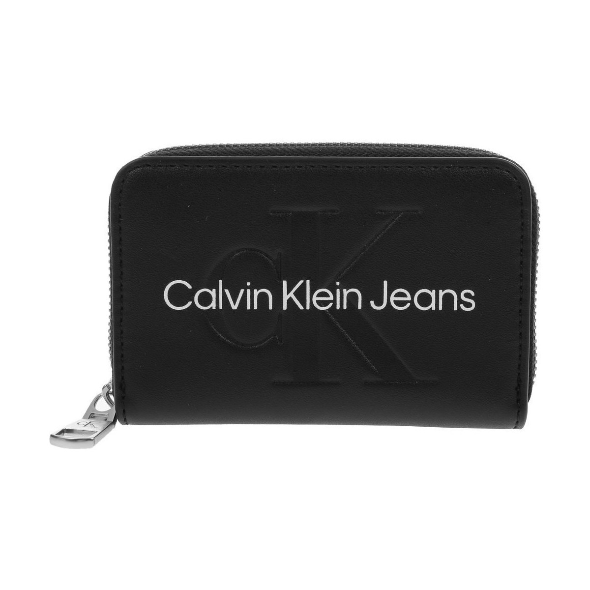 Malas Mulher Carteira Calvin Klein Jeans Accordion Zip Around Preto