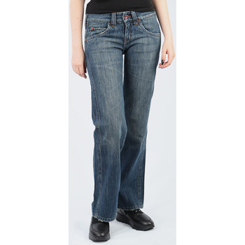 Textil Mulher Calças Jeans Lee Avalon Loose Fit L344BH75 Azul