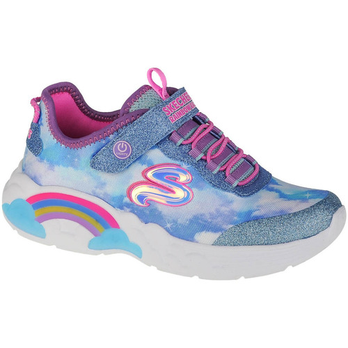 Sapatos Rapariga Sapatilhas Skechers Rainbow Racer Azul