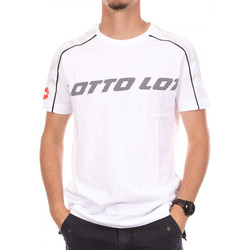 Textil Homem T-Shirt mangas curtas Lotto  Branco