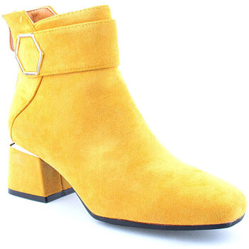 Sapatos Mulher Botins Voga L Ankle boots Clasic Amarelo