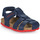 Sapatos Rapaz Sandálias Geox B SANDAL Blue CHALKI BOY Marinho / Vermelho