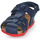 Sapatos Rapaz Sandálias Geox B SANDAL Blue CHALKI BOY Marinho / Vermelho
