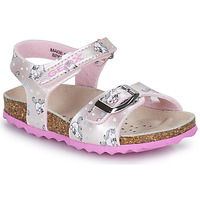 Sapatos Rapariga Sandálias Geox B SANDAL CHALKI GIRL Rosa