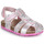 Sapatos Rapariga Sandálias Geox B SANDAL retro CHALKI GIRL Rosa
