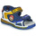 Sapatos Rapaz Sandálias Geox J SANDAL pals ANDROID BOY Azul / Amarelo / Vermelho