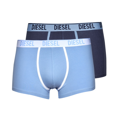 Conjunto de roupa de cama Homem Boxer Diesel DAMIEN X2 Marinho / Azul