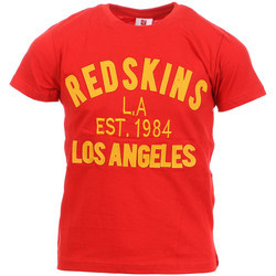 Textil Rapaz T-Shirt mangas curtas Redskins  Vermelho