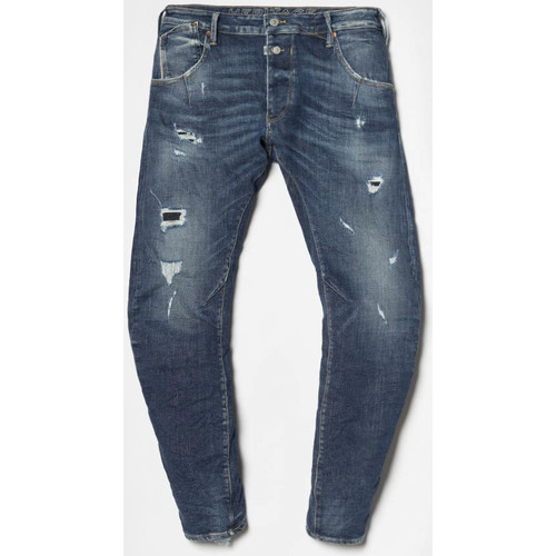 Textil Homem Calças de ganga La Prestic Ouiston Jeans tapered 900/3G, comprimento 34 Azul