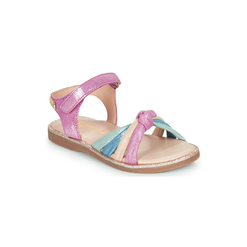 Sapatos Rapariga Sandálias Lauren Ralph Lauren IZA Rosa / Multicolor
