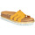 Sapatos Mulher Chinelos Elue par nous Leo Amarelo