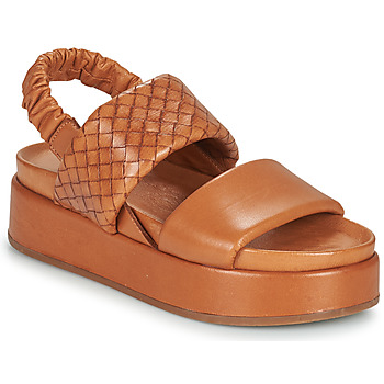 Sapatos Mulher Sandálias Metamorf'Ose Lagoute Camel