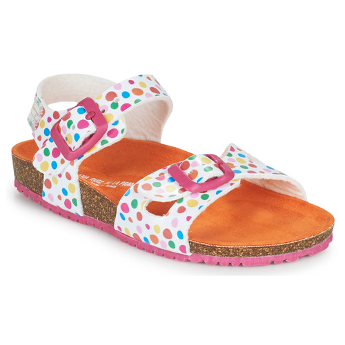 Sapatos Rapariga Sandálias prada bltetaske med logoplade item Bio Branco / Multicolor