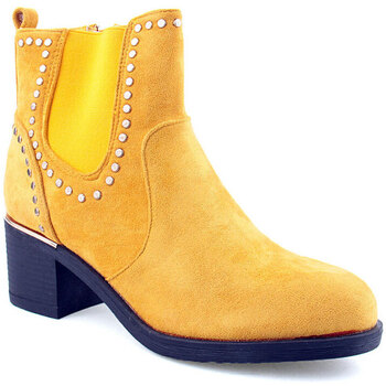 Sapatos Mulher Botins Voga L Ankle boots CASUAL Amarelo