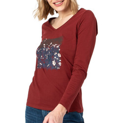 Textil Mulher T-shirts e Pólos TBS  Vermelho