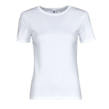 Textil Mulher T-Shirt mangas curtas Petit Bateau NIMOPHORE Branco