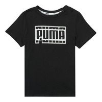 Textil Rapariga T-Shirt mangas curtas Puma ALPHA TEE Preto