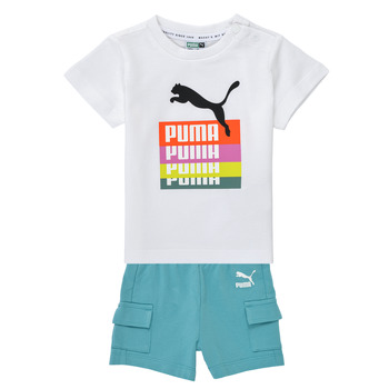 Textil Criança Conjunto Puma MINICATS PRIME SHORT SET Multicolor
