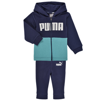Textil Criança Conjunto Puma MINICATS COLORBLOCK JOGGER Azul