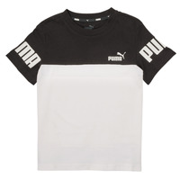 Textil Rapaz T-Shirt mangas curtas Puma PUMA POWER TEE Preto / Branco