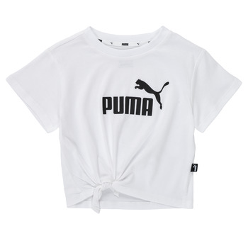 Textil Rapariga T-Shirt mangas curtas Puma ESS LOGO KNOTTED TEE Rosa