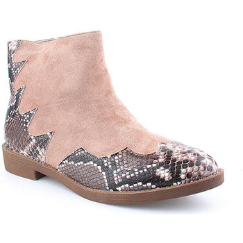 Sapatos Mulher Botins Voga A Ankle boots CASUAL Taupe