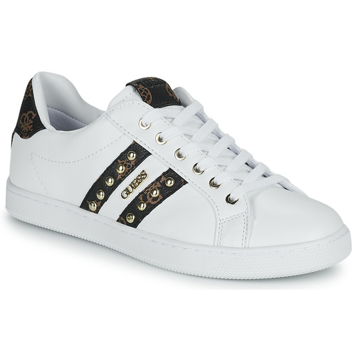 Sapatos Mulher Sapatilhas Portefeuille Guess RELKA Branco