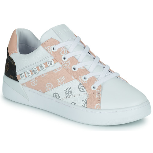 Sapatos Mulher Sapatilhas Guess FM8VIL ROXO Branco / Rosa