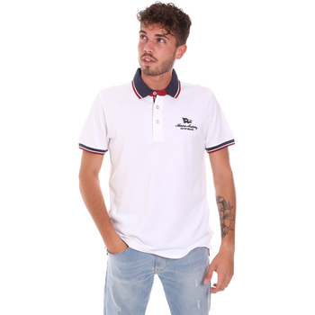 Textil Homem T-shirts e Pólos Key Up 2Q60G 0001 Branco