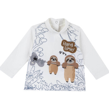 Textil Criança T-shirt mangas compridas Chicco 09067450000000 Branco