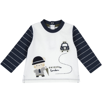 Textil Criança T-shirt mangas compridas Chicco 09067489000000 Branco