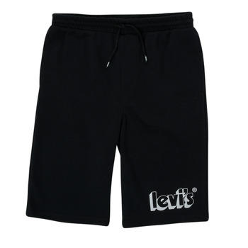 Textil Rapaz Shorts / Bermudas Levi's GRAPHIC JOGGER SHORTS Preto