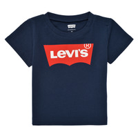 Textil Criança T-Shirt mangas curtas Levi's BATWING TEE Marinho