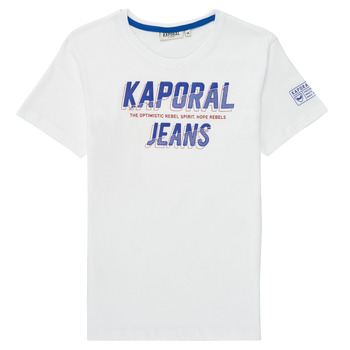 Textil Rapaz T-Shirt mangas curtas Kaporal ROAR Branco