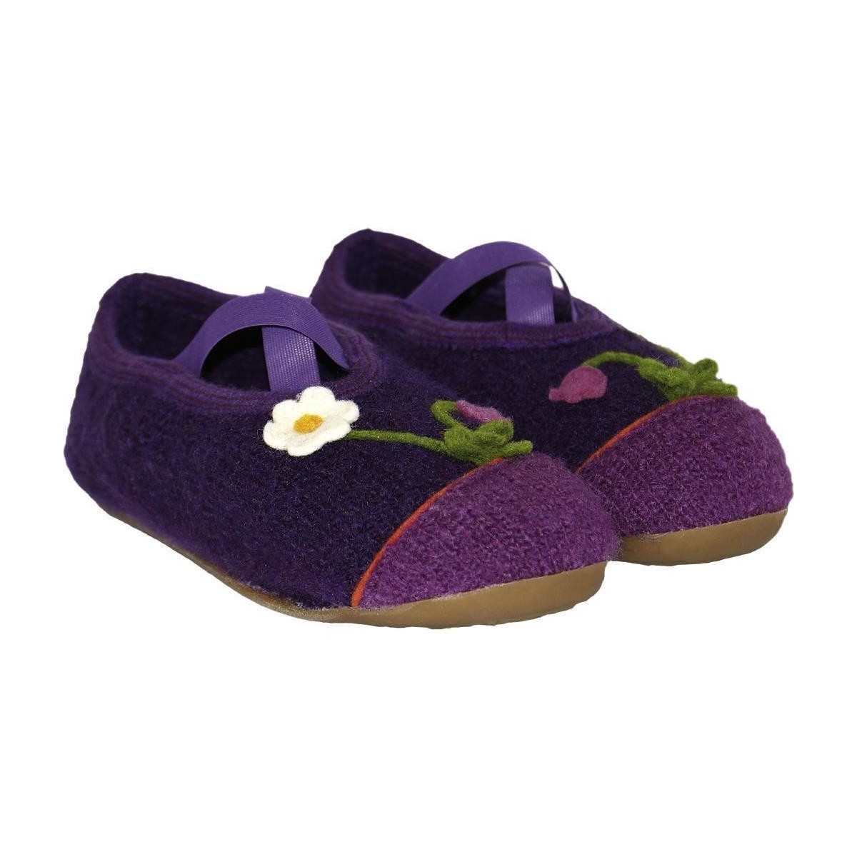 Sapatos Criança Chinelos Haflinger 48300632 Violeta